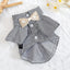 Fashion Pet Dog Clothes Bowknot Striped Shirts for Cat Dogs Cosplay Clothing Thin Summer Pet Costume Chihuahua Pet Supplies