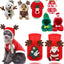 Christmas Dog Clothes for Small Medium Dogs Pet Costume Chihuahua Pets Hoodies Warm New Year Dog Clothing Yorkshire