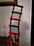 Wooden Bird Ladder & Swing