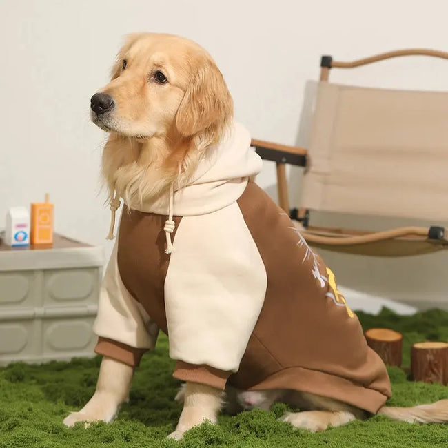 HOOPET Dog Clothes Fall and Winter Models Labrador Dogs Border Collie Pet Clothing Spring and Large Dog Sweater Winter Main Image