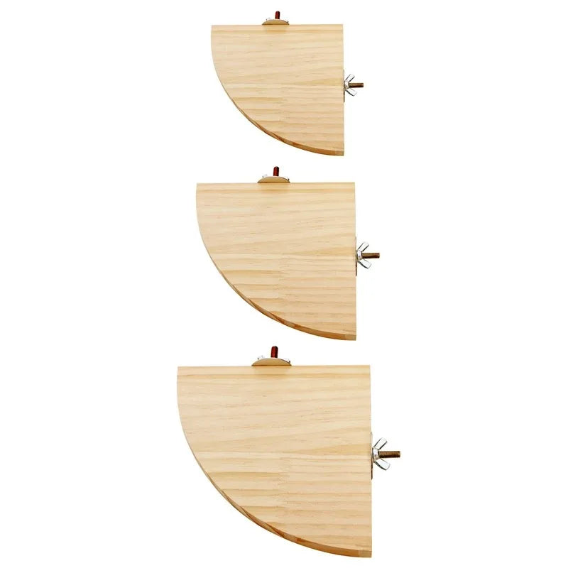 Wooden Bird Perch Platform