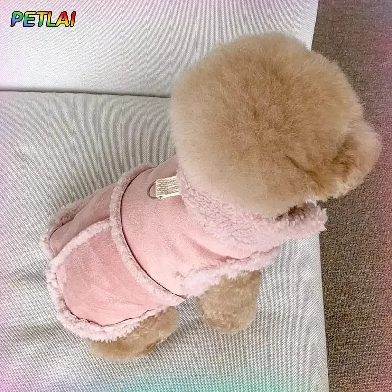 PetLAI Designer Dog Vest – Cute & Soft Autumn/Winter Coat for Small to Medium Dogs