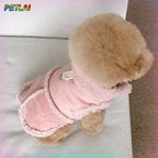 PetLAI Designer Dog Vest – Cute & Soft Autumn/Winter Coat for Small to Medium Dogs