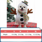 Christmas Dog Clothes for Small Medium Dogs Pet Costume Chihuahua Pets Hoodies Warm New Year Dog Clothing Yorkshire