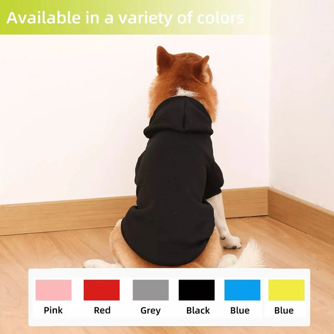 2021 Winter Pet Dog Clothes Dogs Hoodies Fleece Warm Sweatshirt Small Medium Large Dogs Jacket Clothing Pet Costume Dogs Clothes Main Image