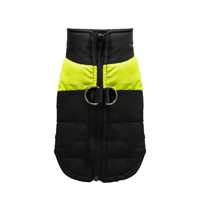 Waterproof Winter Dog Jacket - Warm Padded Vest w/ Zipper for Small, Medium, Large Dogs & Cats