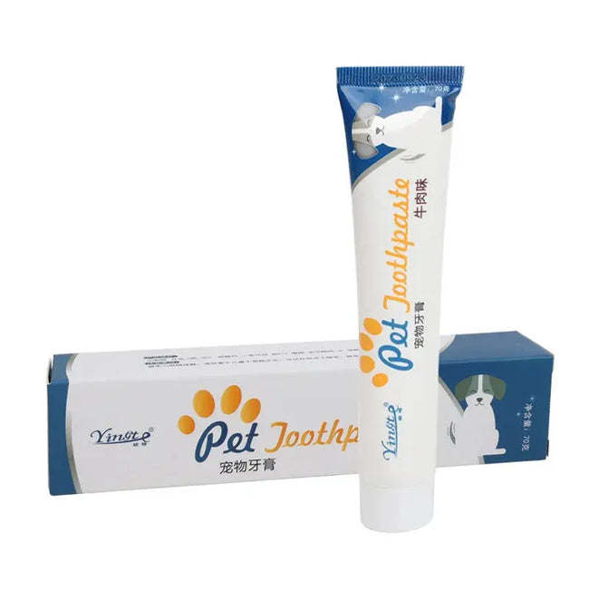 Pet Toothpaste Toothbrush Dog Cat Teeth Cleaning Dog Cat Fingertips Cat Dog Disposable Toothbrush Toothpaste Set Main Image