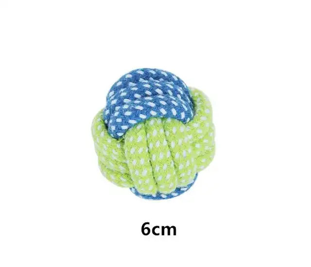 Durable Cotton Rope Dog Toys - Interactive Chew Toys for Puppies & Dogs, Dental Care, Non-Toxic