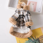 Pet Dog Clothes Lattice Coat Autumn Winter Dogs Pet Clothing Costume Clothes For Dogs Jacket Ropa Perro chihuahua Yorkshire