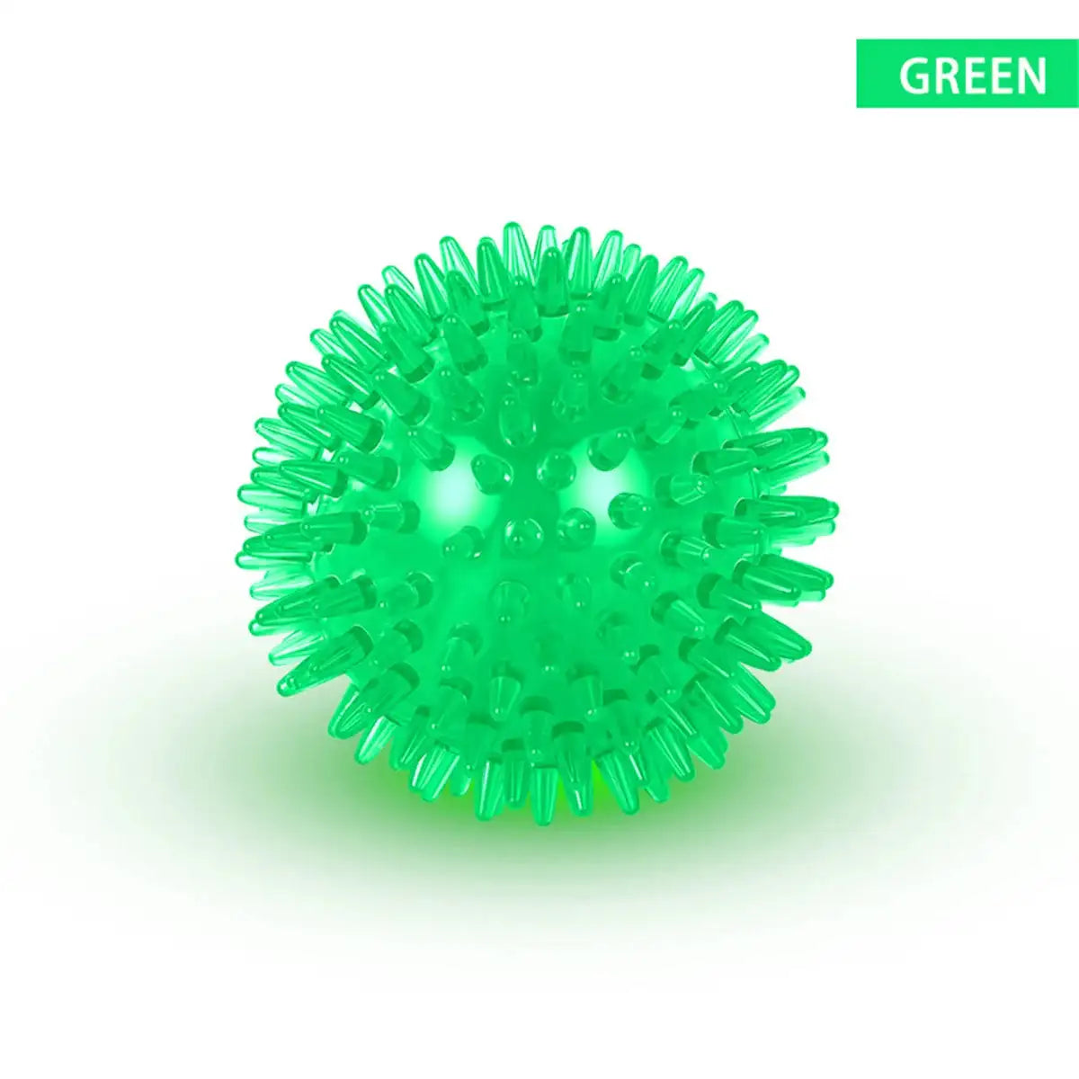 Squeaky Dental Chew Ball - Bouncy TPR Dog Toy for Teeth Cleaning & Play