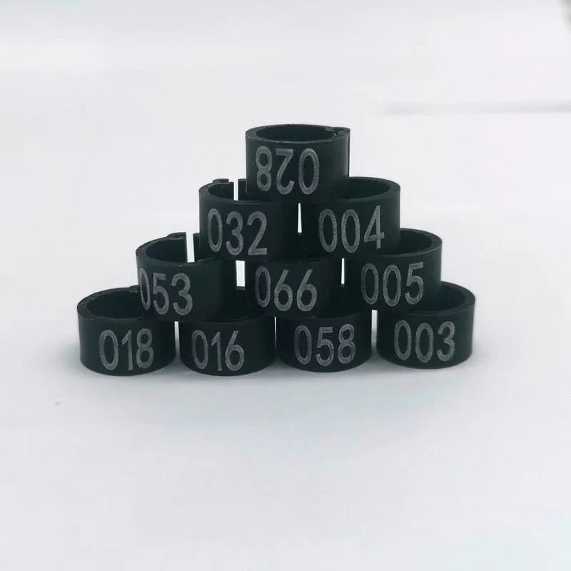 Bird Leg Bands (100pc, 8mm)