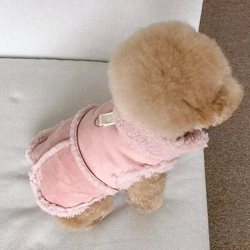 PetLAI Designer Dog Vest – Cute & Soft Autumn/Winter Coat for Small to Medium Dogs