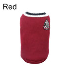 CampusPaws V-Neck Sweater - Preppy Knit Pullover for Small Dogs & Cats