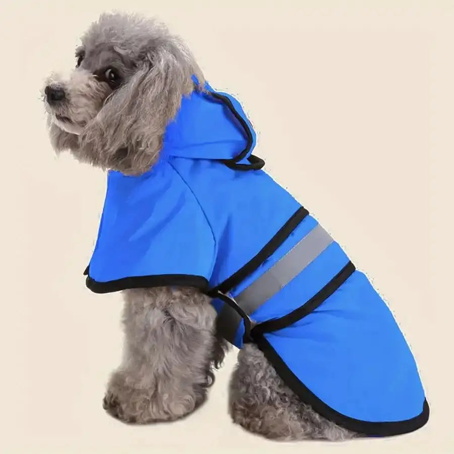 Adjustable Waterproof Dog Raincoat - Windproof & Comfortable Pet Jacket for Small to Large Breeds