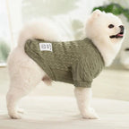 Warm Knitted Dog Sweater Soft Fashion Pet Clothes for Samll Medium Dogs Cats French Bulldog Chihuahua Yorkies Pug Costume