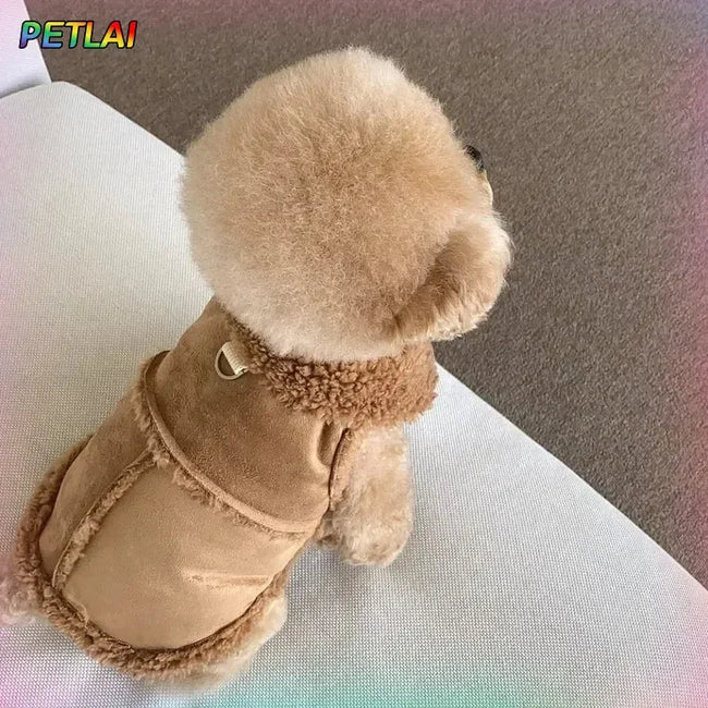 PetLAI Designer Dog Vest – Cute & Soft Autumn/Winter Coat for Small to Medium Dogs Main Image