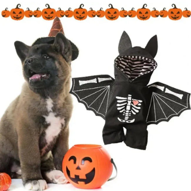 BatWing Pups - 100% Cotton Bat Costume for Small to Large Dogs | Halloween Pet Outfit Main Image