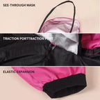 Fashionable Waterproof Dog Raincoat - Lightweight Jumpsuit with Hoodie for Small to Large Dogs