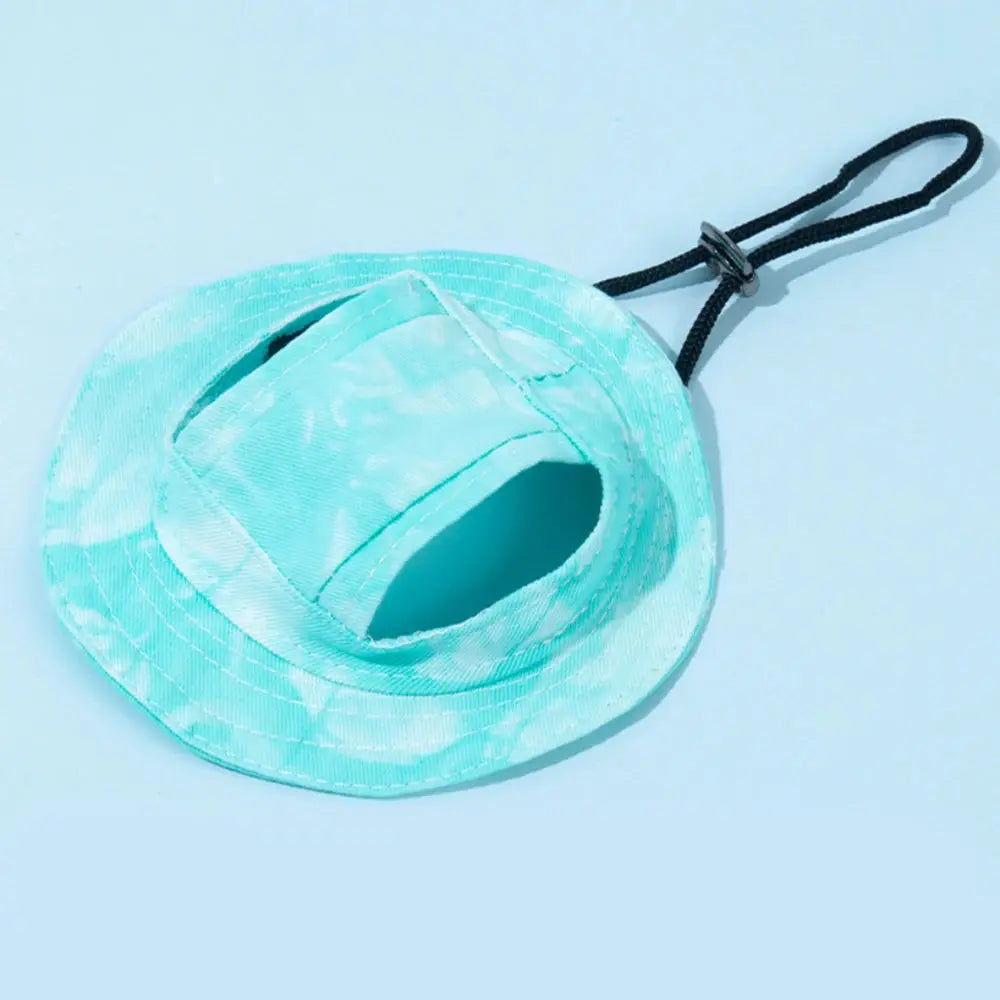 Pet Hat with Ear Holes Summer Outdoor Cute Dog Cat Hat Colorful Adjustable Baseball Cap for Small Medium Dogs Cats Pet Supplies