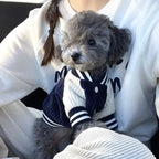 Embroidered Pet Baseball Jackets Dog Clothes For Small Medium Cat Teddy Coat Puppy Spring Clothes Warm Fashion Pet Outfit