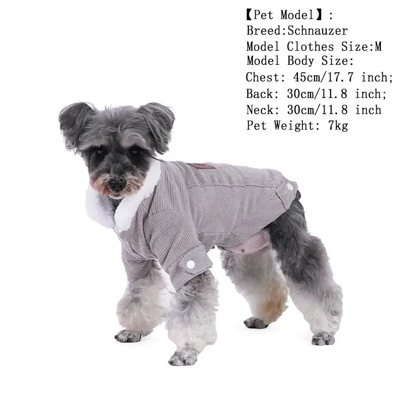 Winter Dog jacket For Small Medium Dogs Cats Fleece Puppy Kitten Jacket Coat Schnauzer Yorkshire Chihuahua Pet Costume