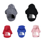 Cozy Winter Dog Hoodie for Large Breeds – Warm Fleece Jacket with Playful Face Print, Adjustable Fit (Labrador, French Bulldog & All Breeds)