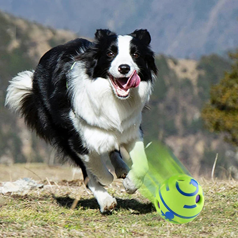 Dog Toy Wobble Wag Giggle Glow Ball – Interactive Dog Attention Toy with Fun Giggle Sounds