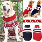 Christmas Wear for Large Dog Sweater Knit Big Dog Sweater Christmas Pet Turtleneck Doggy Sweatshirt for Extra Dogs Boy Girl