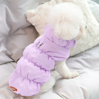 Soft Warm Dog Clothes Winter Padded Puppy Cat Coat Jacket For Small Medium Dogs