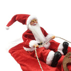 Pet Christmas Clothes Santa Claus Dog Costume Puppy Coat Jacket Suit with Cap Clothing Cosplay For Small Medium Large Dogs Cats