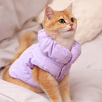 Soft Warm Dog Clothes Winter Padded Puppy Cat Coat Jacket For Small Medium Dogs