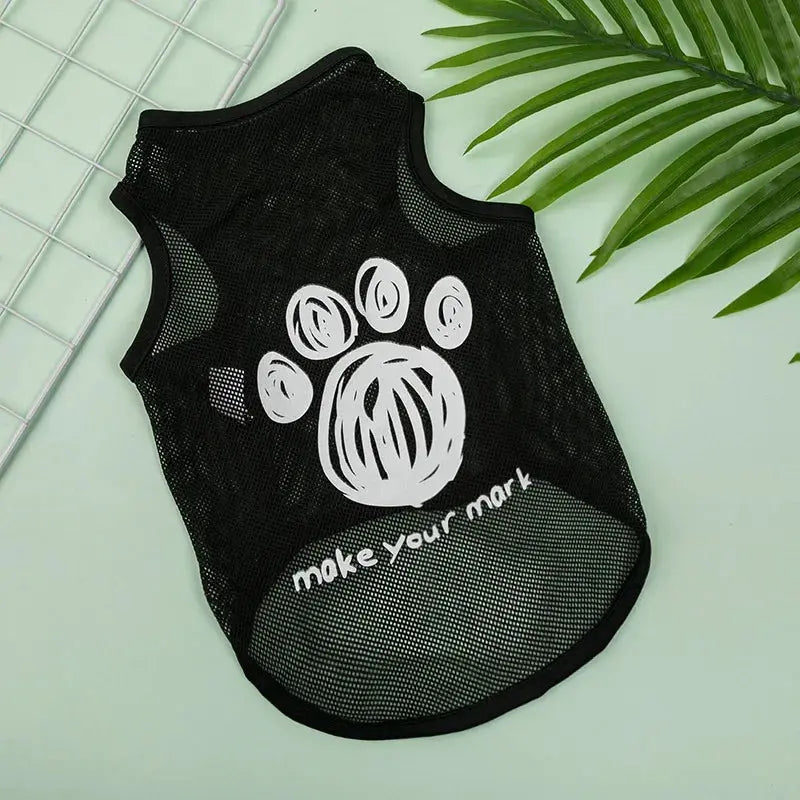 Dog Clothes Mesh Breathable Cool Vests Puppy Summer Clothes For Small Dogs Cat Pet T-Shirt Large Breed Ropa Para Perros
