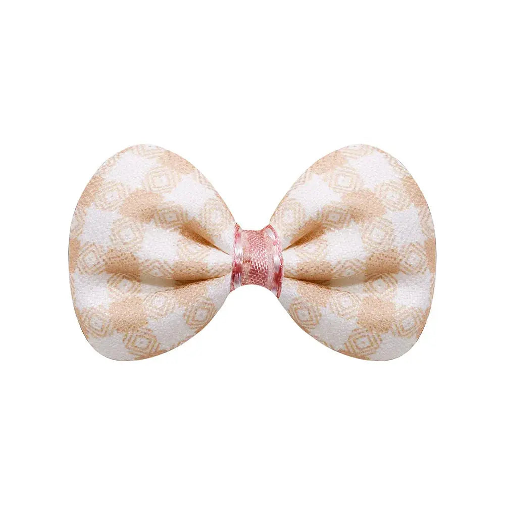 20PCS Cute Pet Dog Hairpin Cat Dog Solid Color Plaid Bow Hair Clips for Dogs Boutique Clips Dog Grooming Hair Accessories