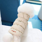 Soft Warm Dog Clothes Winter Padded Puppy Cat Coat Jacket For Small Medium Dogs