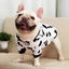 Warm Dog Clothes Cute Print Puppy Pet Clothing French Bulldog Hoodie Winter Dog Pajamas Sweater Coat for Small Medium Dogs Cats