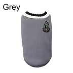 CampusPaws V-Neck Sweater - Preppy Knit Pullover for Small Dogs & Cats