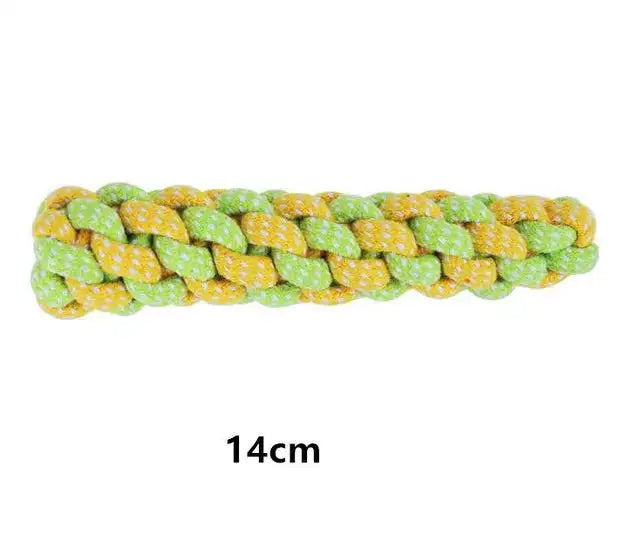 Durable Cotton Rope Dog Toys - Interactive Chew Toys for Puppies & Dogs, Dental Care, Non-Toxic