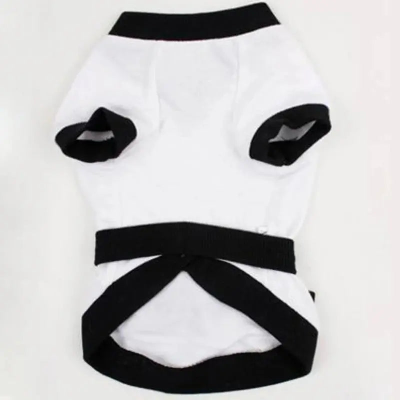 Pet Halloween Karate Costume with Belt Funny Taekwondo Uniform for Dogs and Cats