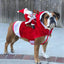 Pet Christmas Clothes Santa Claus Dog Costume Puppy Coat Jacket Suit with Cap Clothing Cosplay For Small Medium Large Dogs Cats