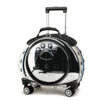 Transparent Space Cat Travel Capsule