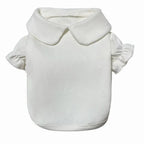 PrincessPaws Bow Dress Set - Corduroy Christmas Princess Costume for Teddy & Small Dogs