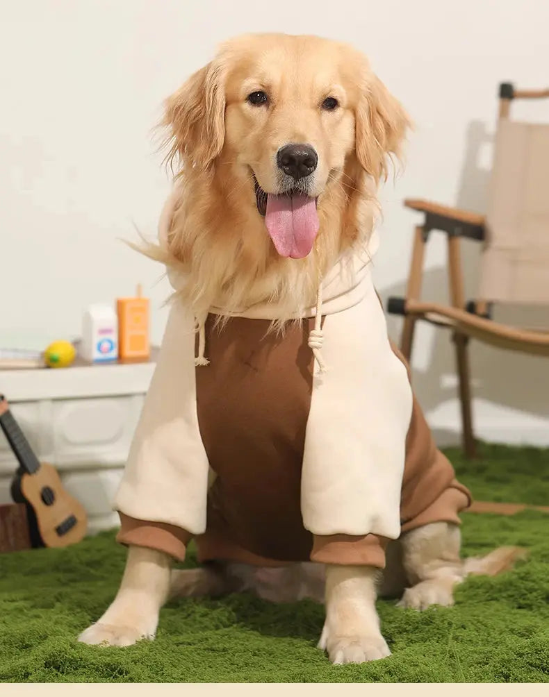 HOOPET Dog Clothes Fall and Winter Models Labrador Dogs Border Collie Pet Clothing Spring and Large Dog Sweater Winter