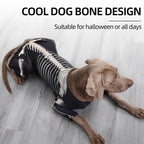 Halloween Dog Costumes for Large and Extra Large Dogs Skeleton Costume Jumpsuit Coat Pet Halloween Costumes Outfits Apparel