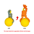 IndestructiChew 4-in-1 Dog Toy Bundle - EVA Chew-Proof Ball, Disc, Tug Rope & Dental Ring for Puppy & Adult Dogs