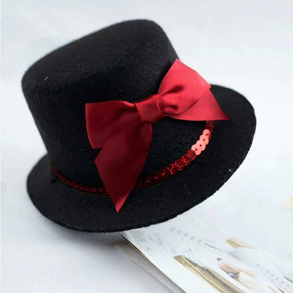 Festival Dog Hat Dogs Cat Wedding Party Gentleman Hats Caps For Puppy Kitten Headwear Pet Halloween Photo Prop Top Hat Accessory