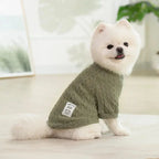 Warm Knitted Dog Sweater Soft Fashion Pet Clothes for Samll Medium Dogs Cats French Bulldog Chihuahua Yorkies Pug Costume