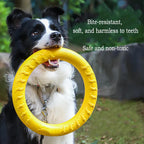 IndestructiChew 4-in-1 Dog Toy Bundle - EVA Chew-Proof Ball, Disc, Tug Rope & Dental Ring for Puppy & Adult Dogs