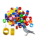 Bird Leg Bands (100pc, 8mm)