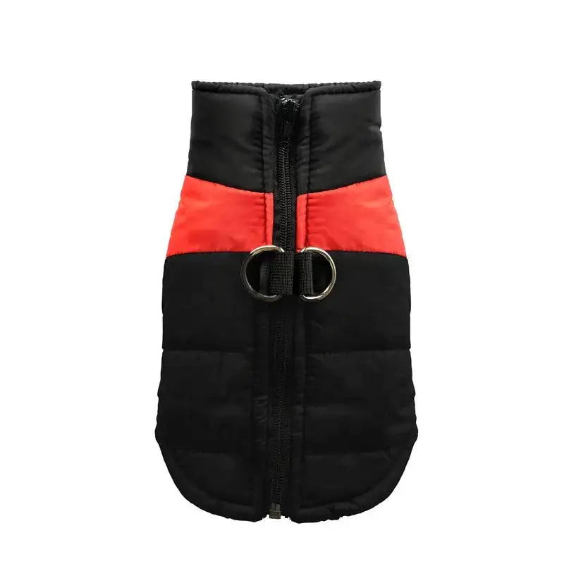 Waterproof Winter Dog Jacket - Warm Padded Vest w/ Zipper for Small, Medium, Large Dogs & Cats