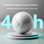 Rechargeable Automatic Dog Toy Ball - LED Bouncing Ball w/ USB Charging for Cats & Dogs